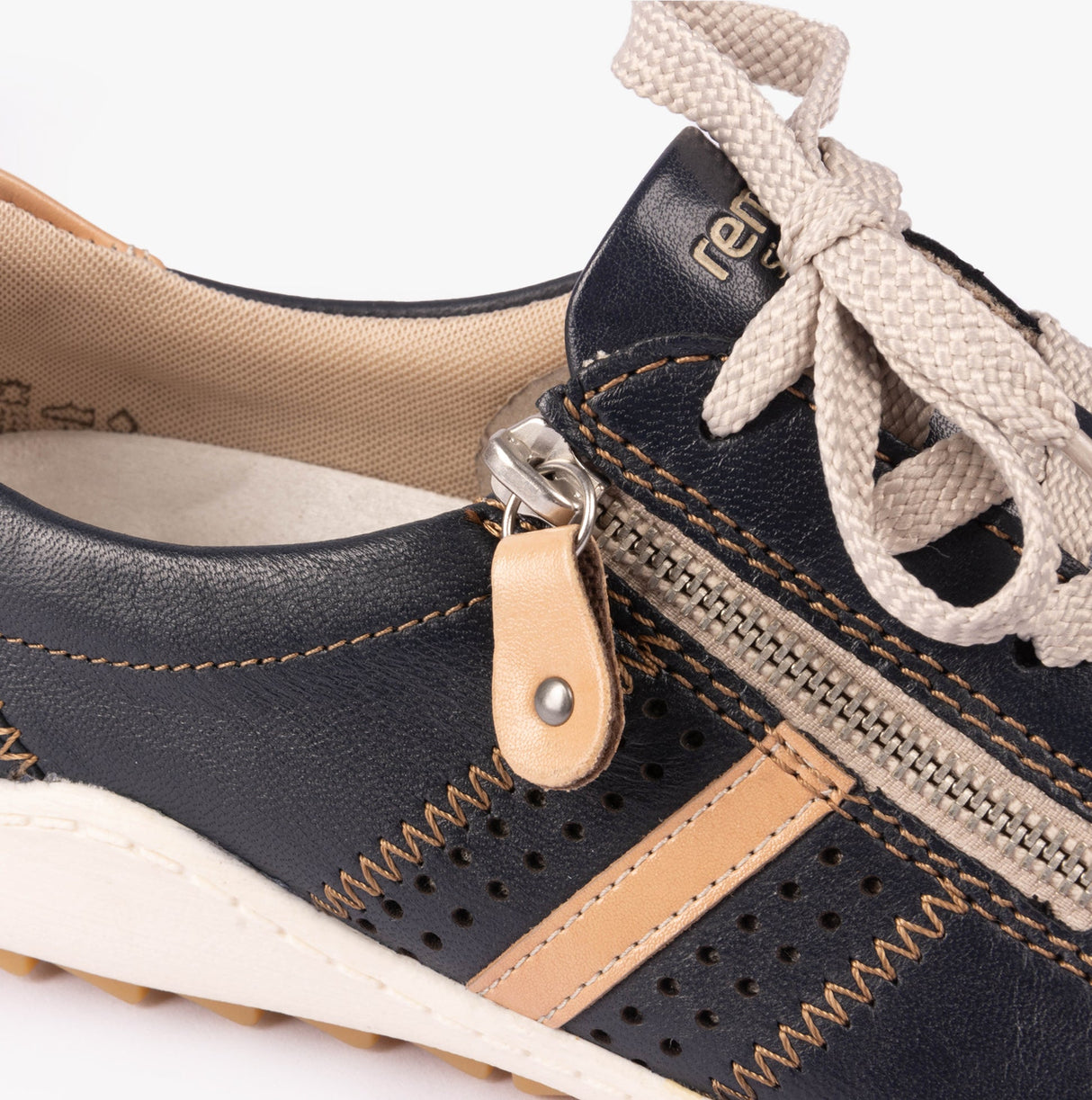 Remonte R1432-14 Womens Shoes Blue Combination