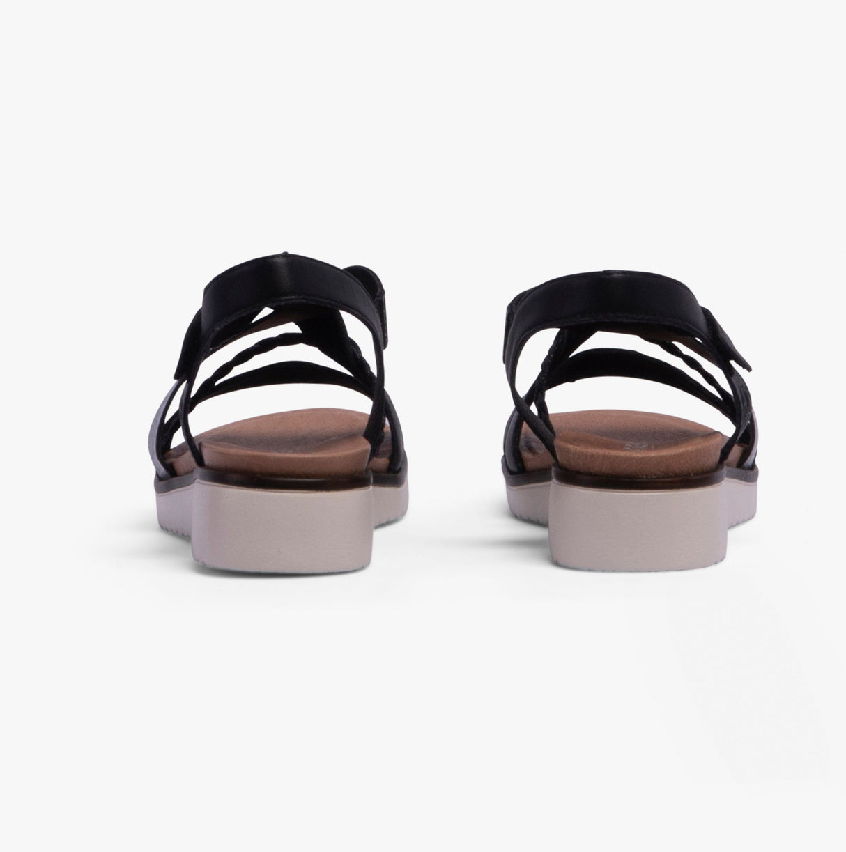 Rieker V3773-00 Womens Sandals Black