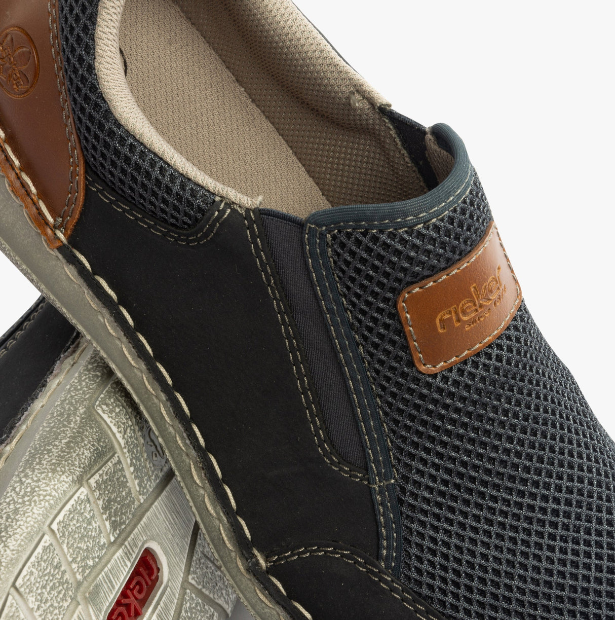 Rieker 03053-14 Mens Shoes Blue