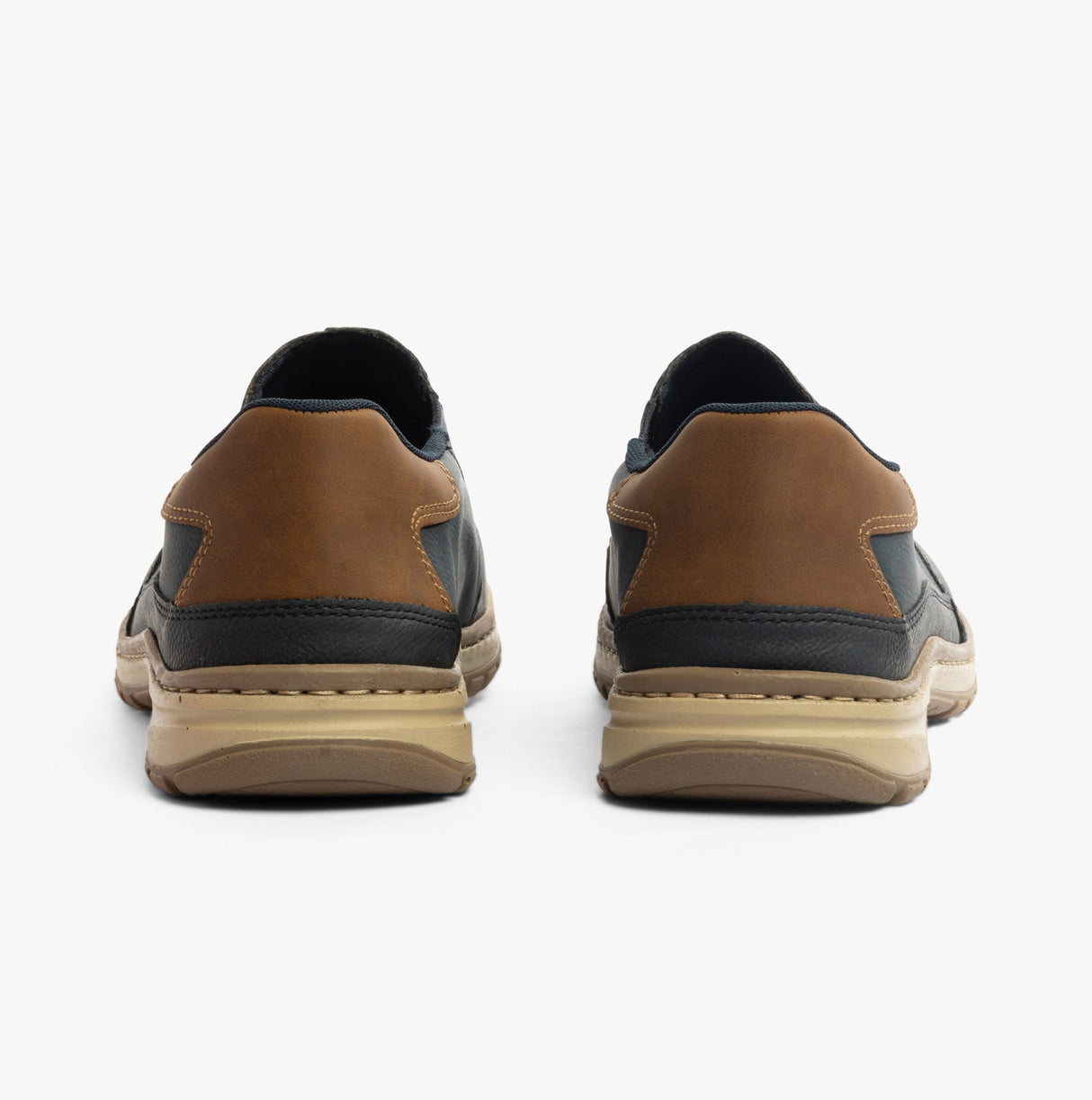 Rieker 03365-14 Mens Shoes Blue Combination