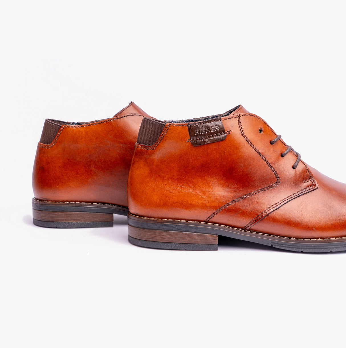 Rieker 10301-24 Mens Leather Boots Brown