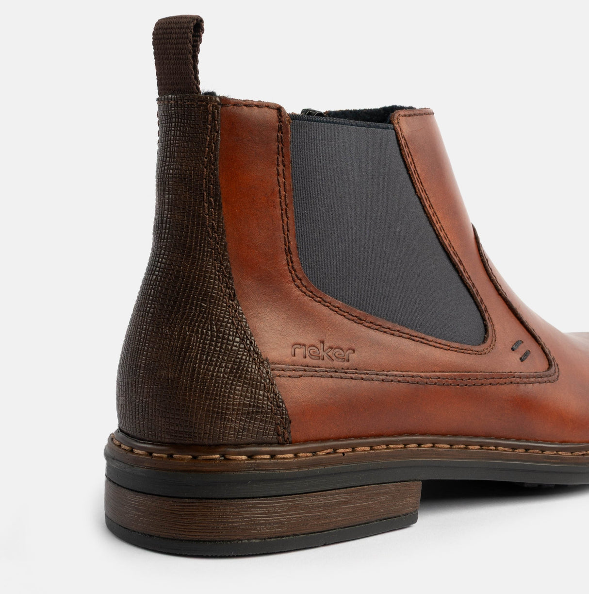 Rieker 17654-22 Mens Leather Boots Brown