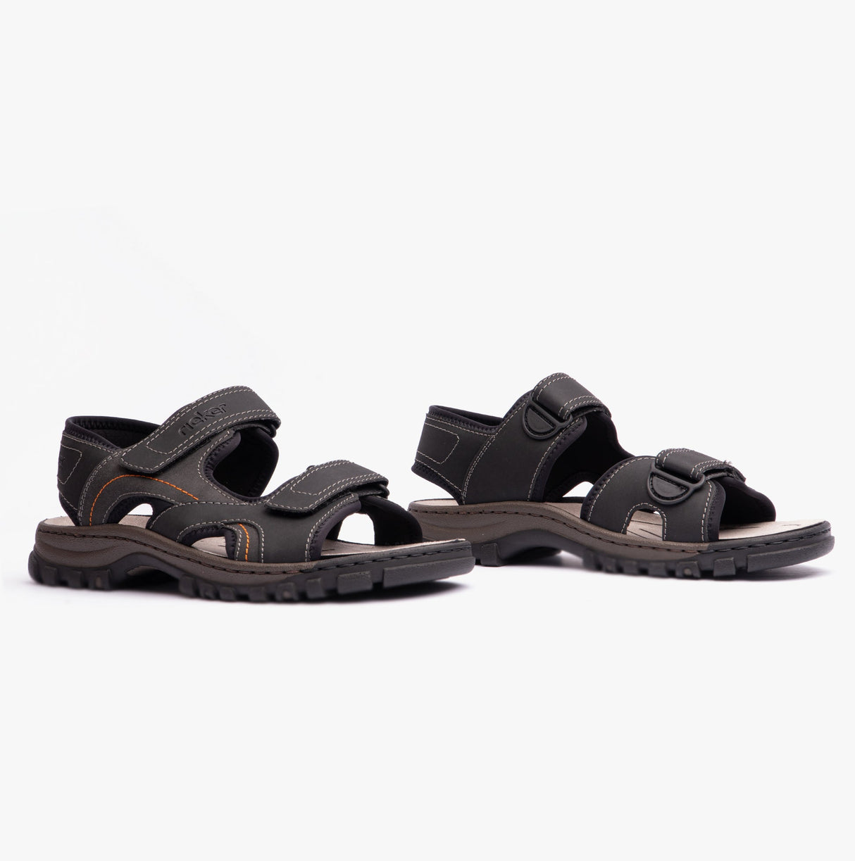 Rieker 25053-00 Mens Sandals Black