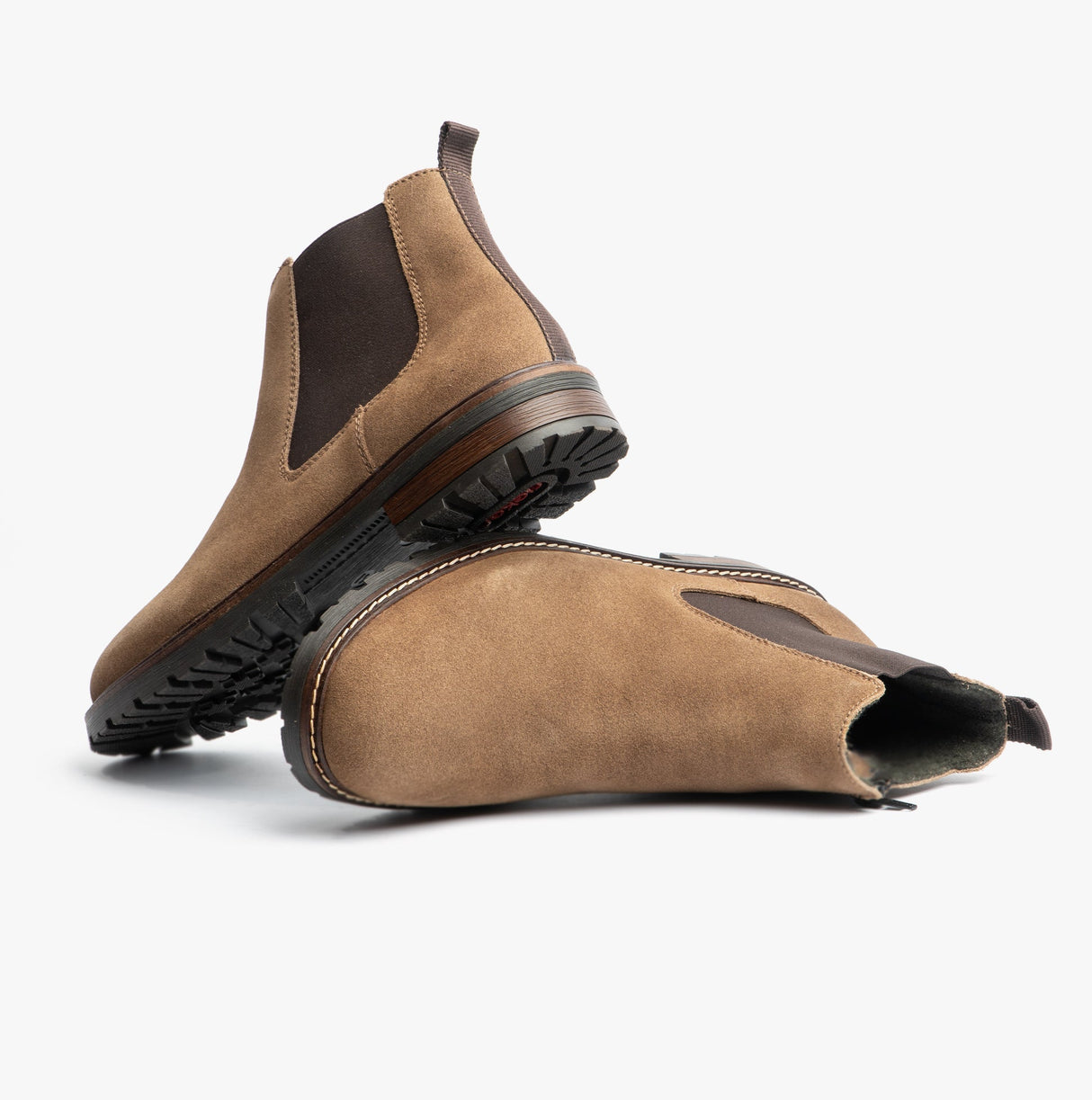 Rieker 32051-64 Mens Ankle Boots Beige