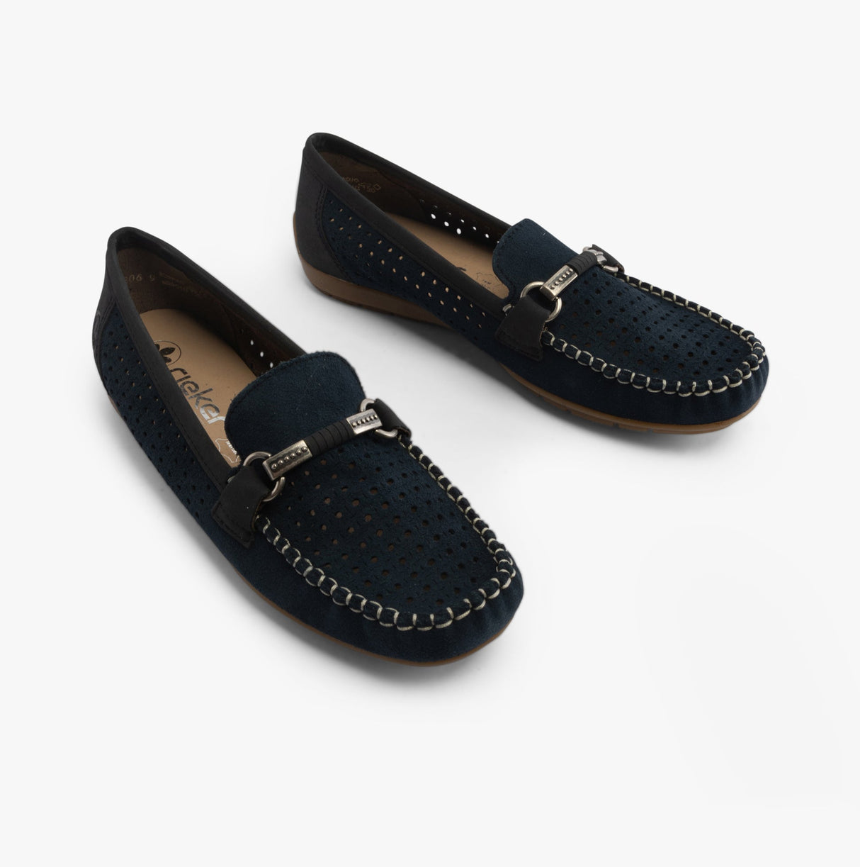 Rieker 40253-14 Womens Shoes Blue