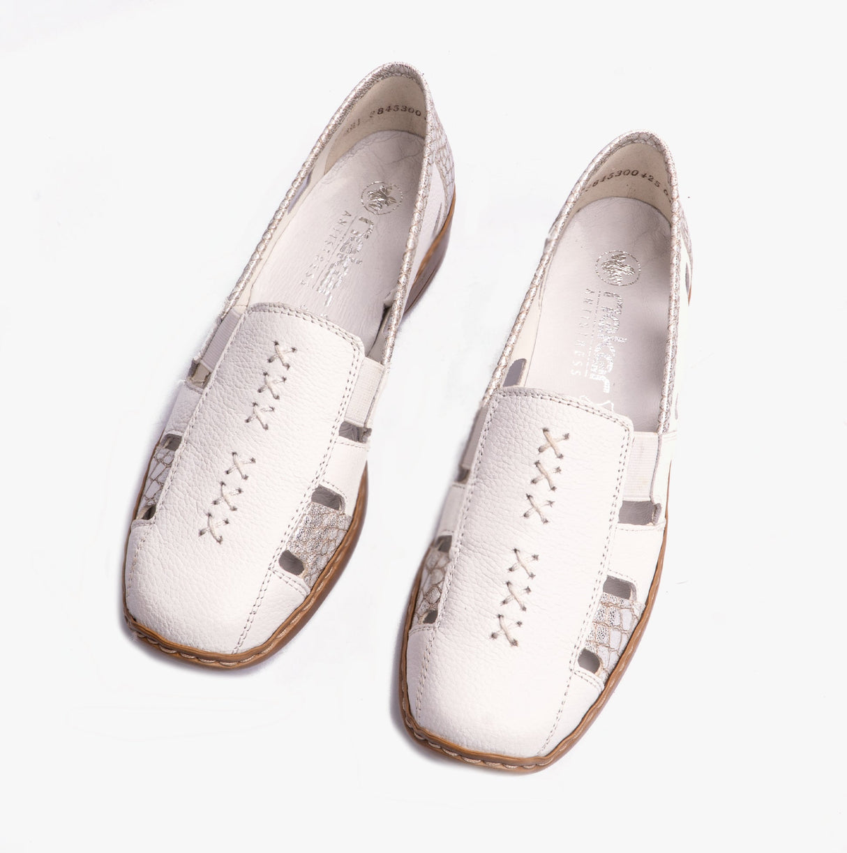 Rieker 41385-80 Womens Shoes White