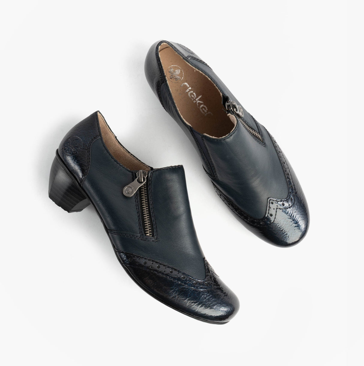 Rieker 41757-15 Womens Shoes Blue