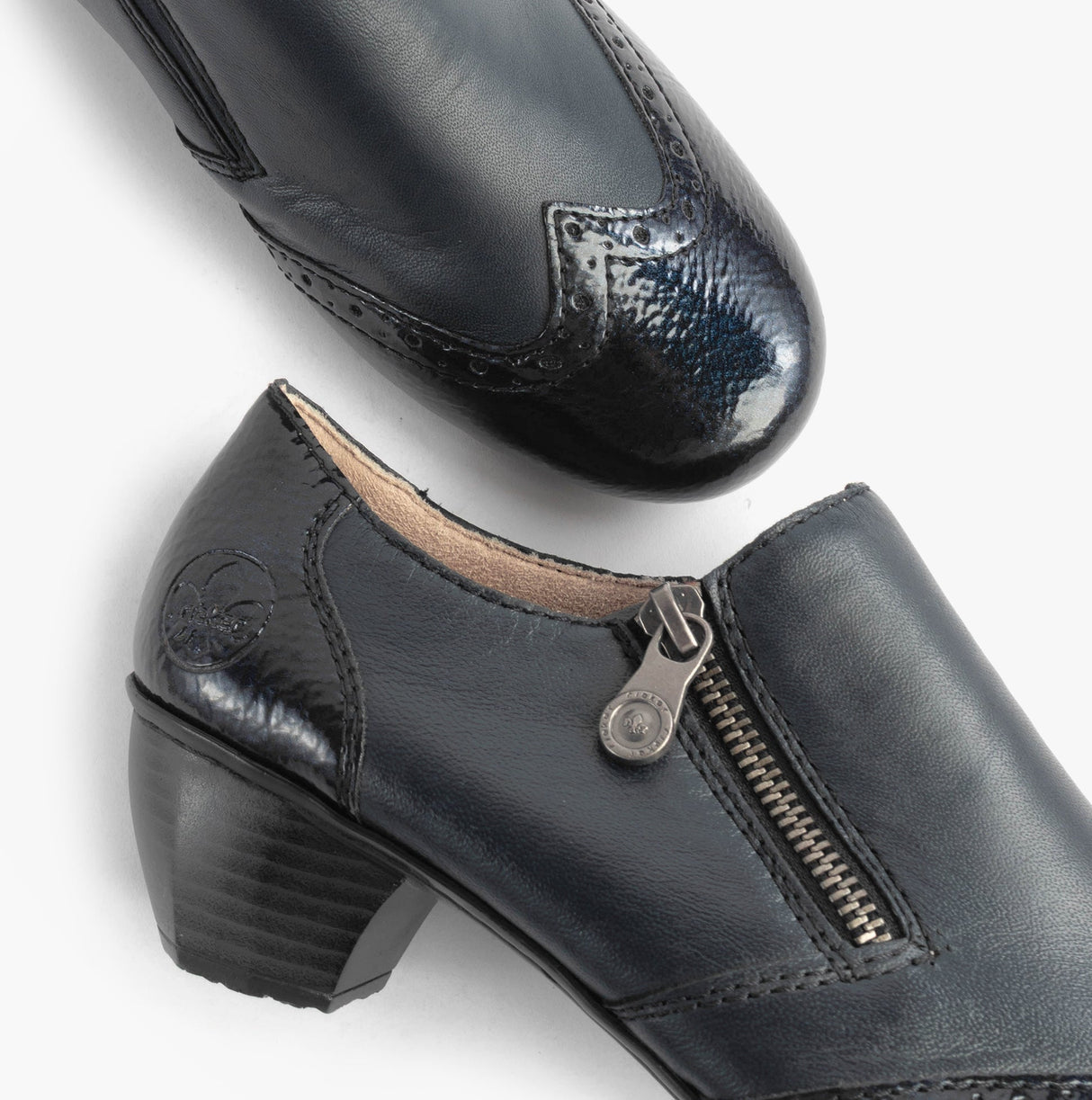 Rieker 41757-15 Womens Shoes Blue