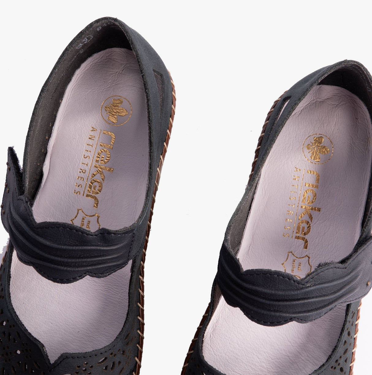 Rieker 44896-14 Womens Shoes Blue