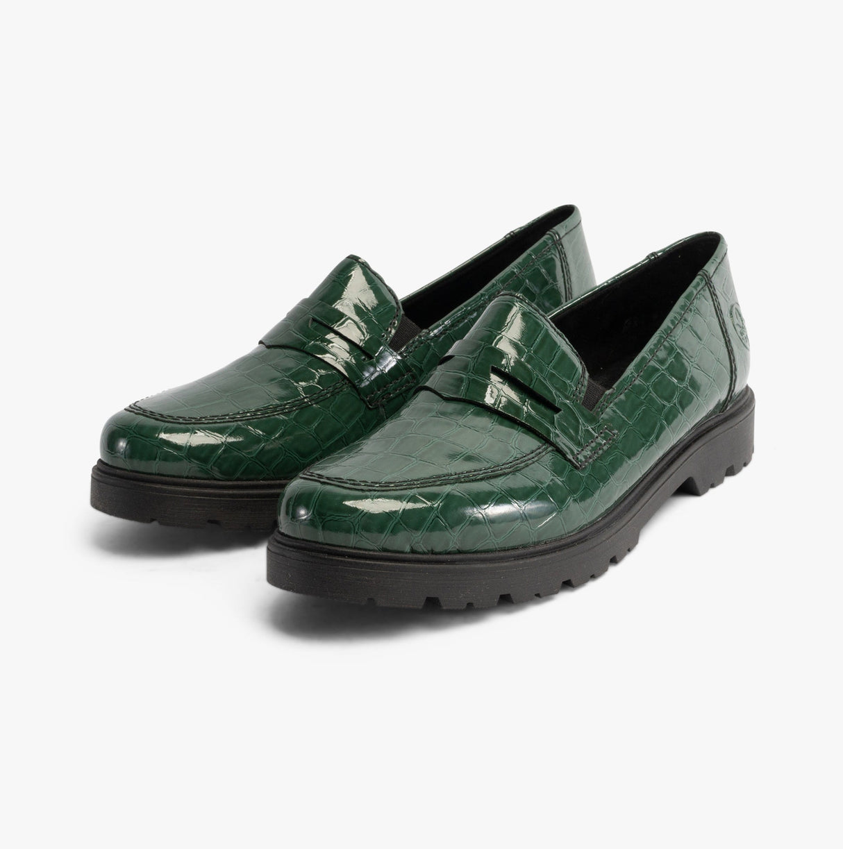 Rieker 45560-54 Womens Shoes Green