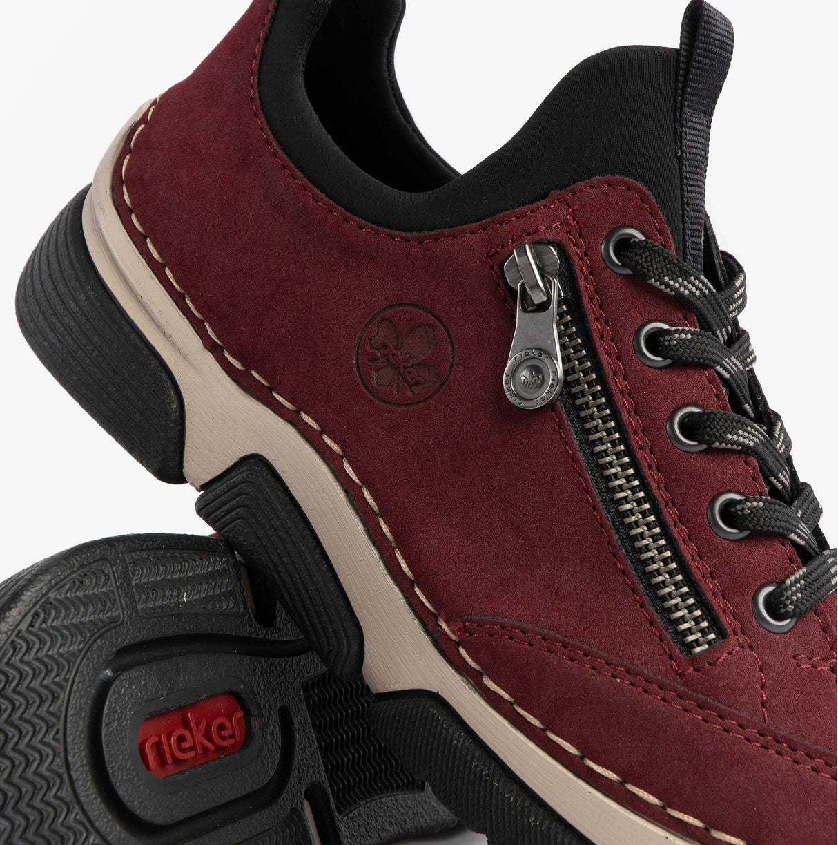 Rieker 45973-36 Womens Shoes Red