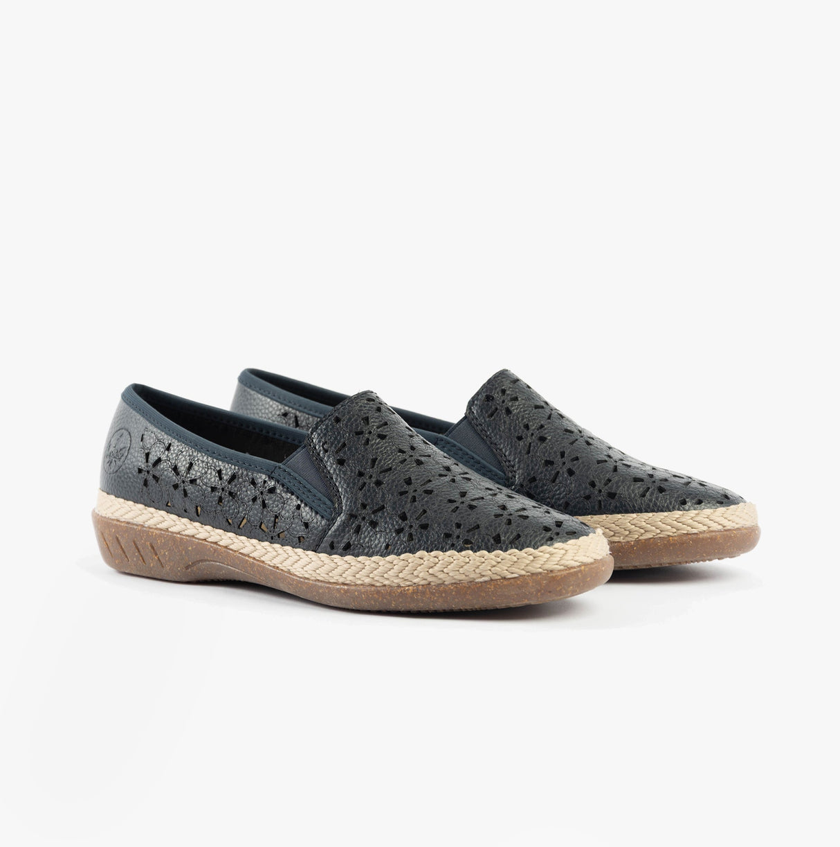 Rieker 47666-14 Womens Shoes Blue