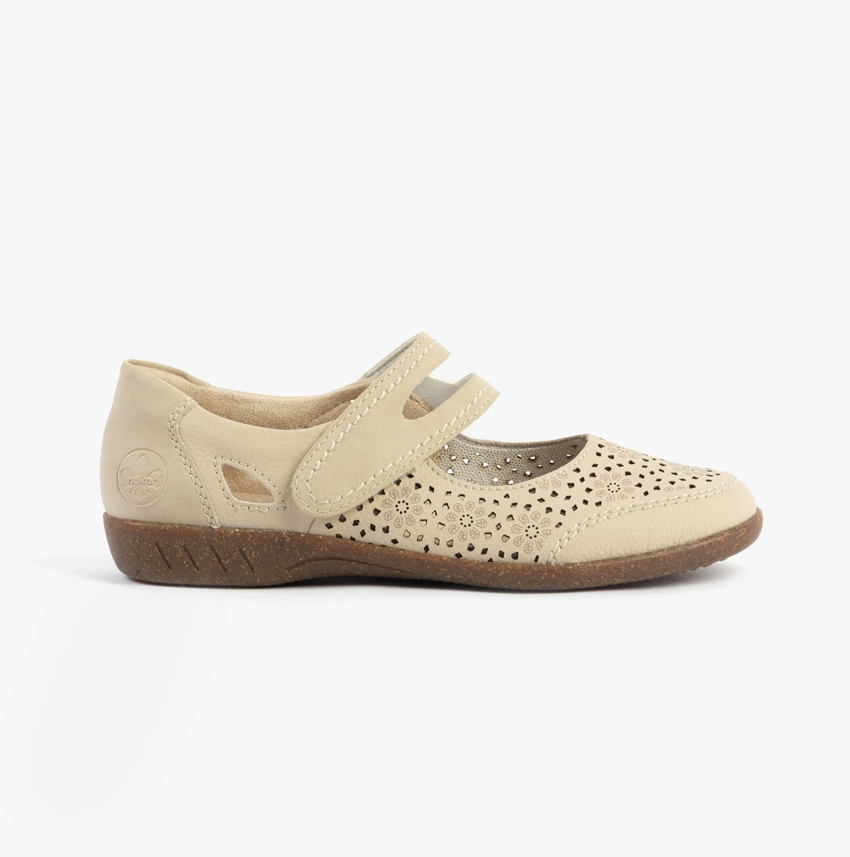 Rieker 47675-60 Womens Shoes Beige