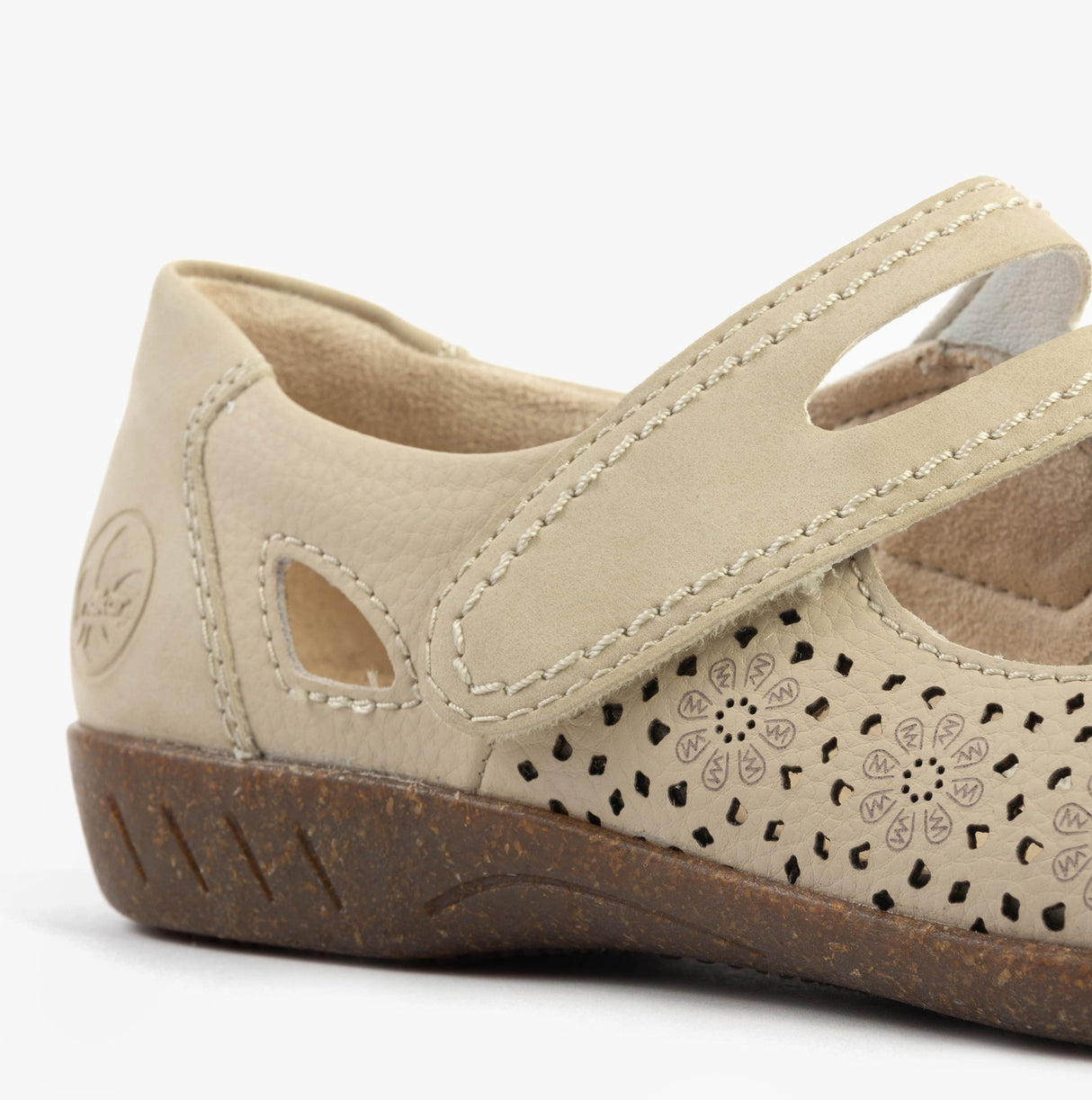 Rieker 47675-60 Womens Shoes Beige