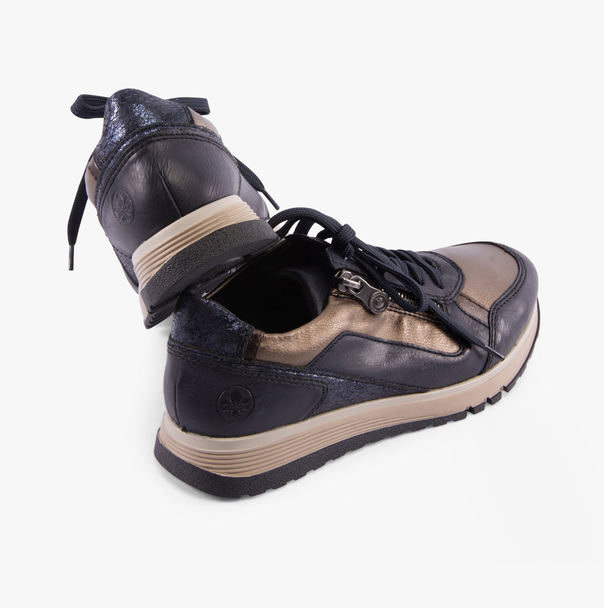 Rieker 49002-14 Womens Trainers Blue