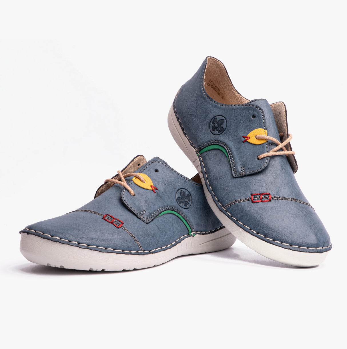 Rieker 52528-14 Womens Shoes Blue