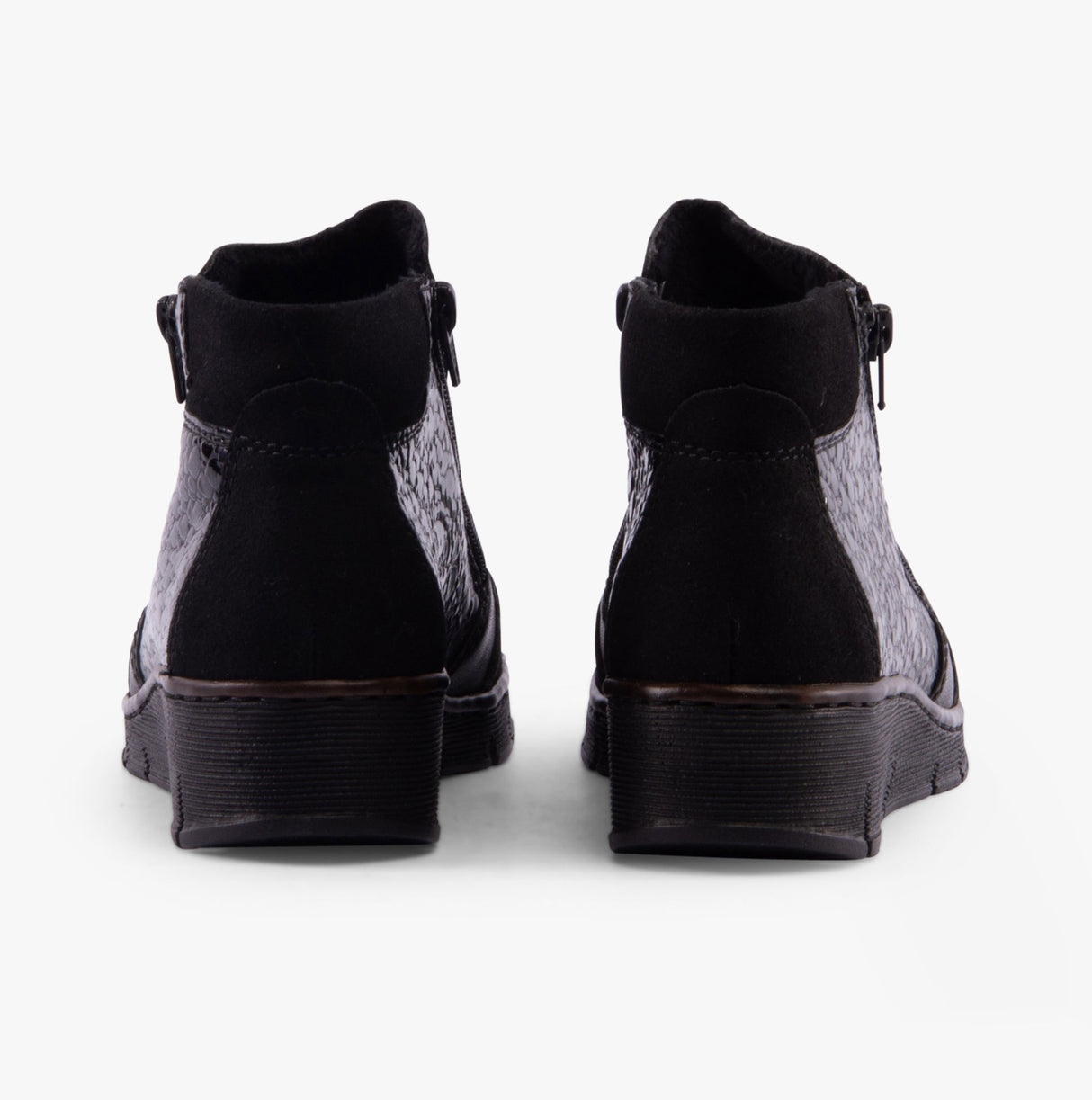 Rieker 53782-00 Womens Boots Black