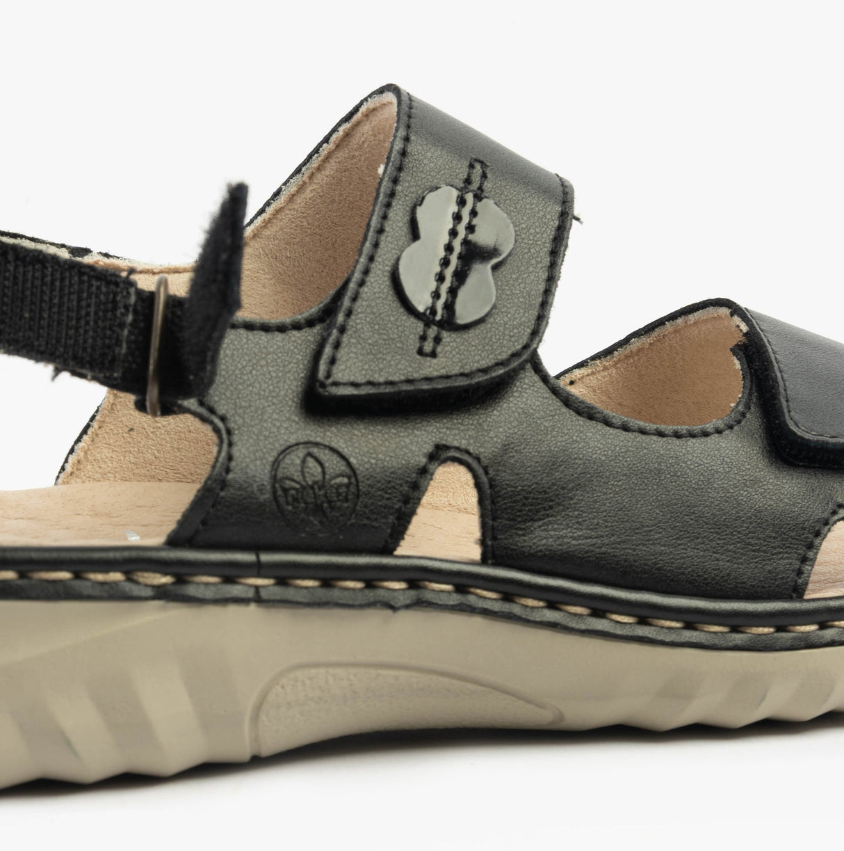 Rieker 60462-00 Womens Sandals Black