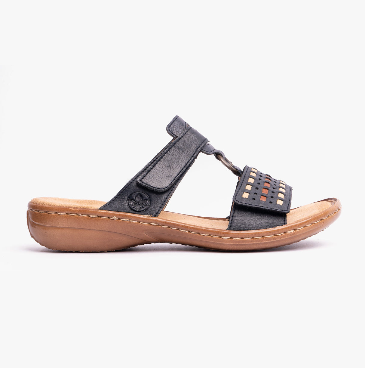 Rieker 60842-14 Womens Sandals Blue