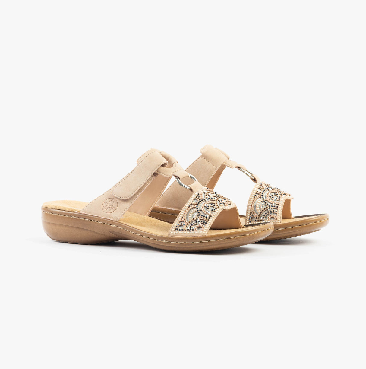 Rieker 608K2-31 Womens Sandals Pink