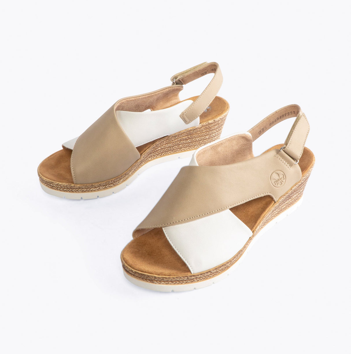 Rieker 61975-62 Womens Sandals Beige