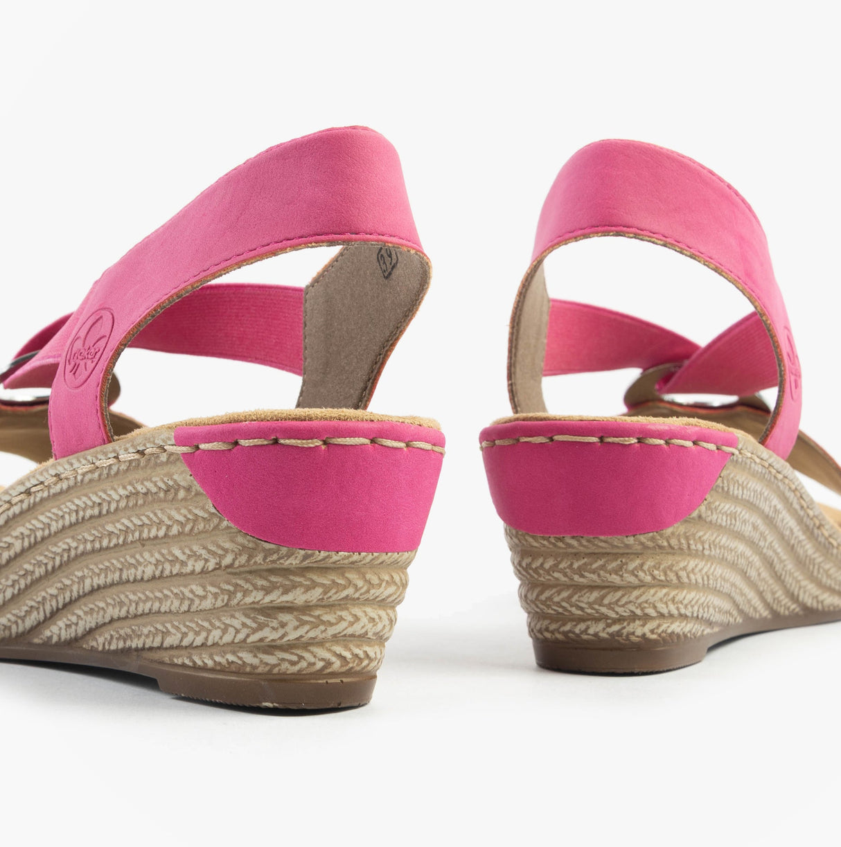 Rieker 624H6-32 Womens Sandals Pink