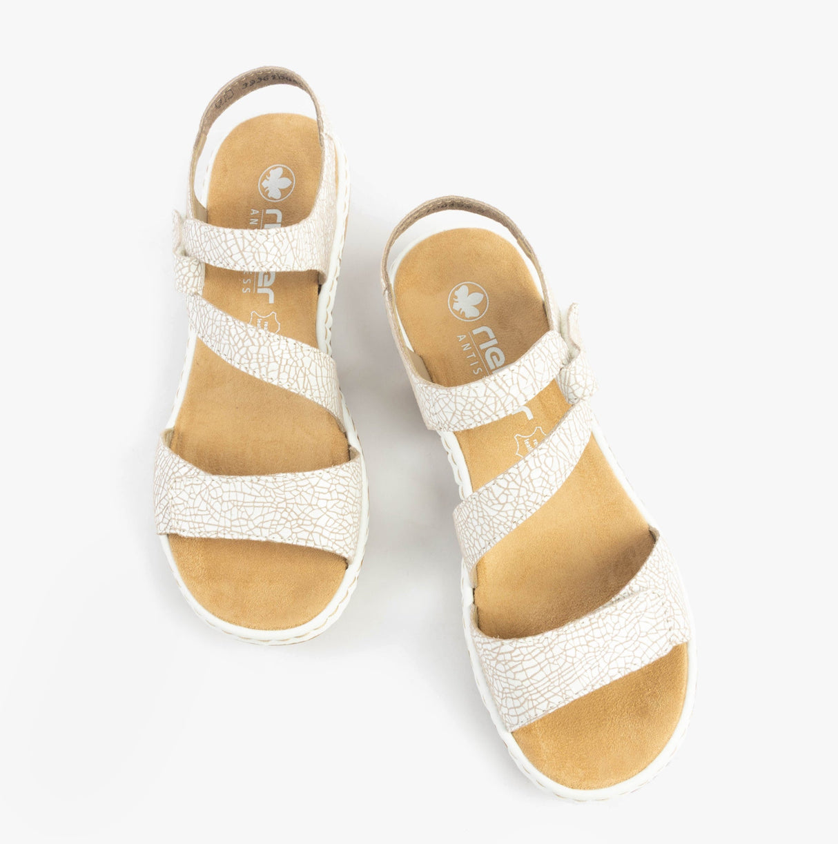 Rieker 659C7-81 Womens Sandals White