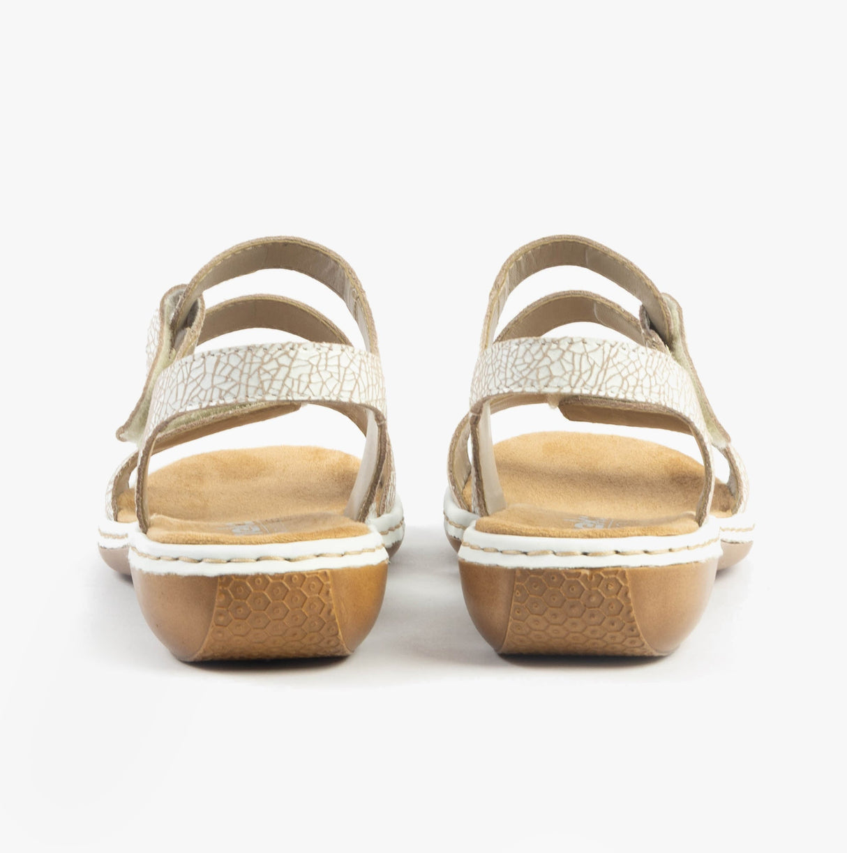 Rieker 659C7-81 Womens Sandals White