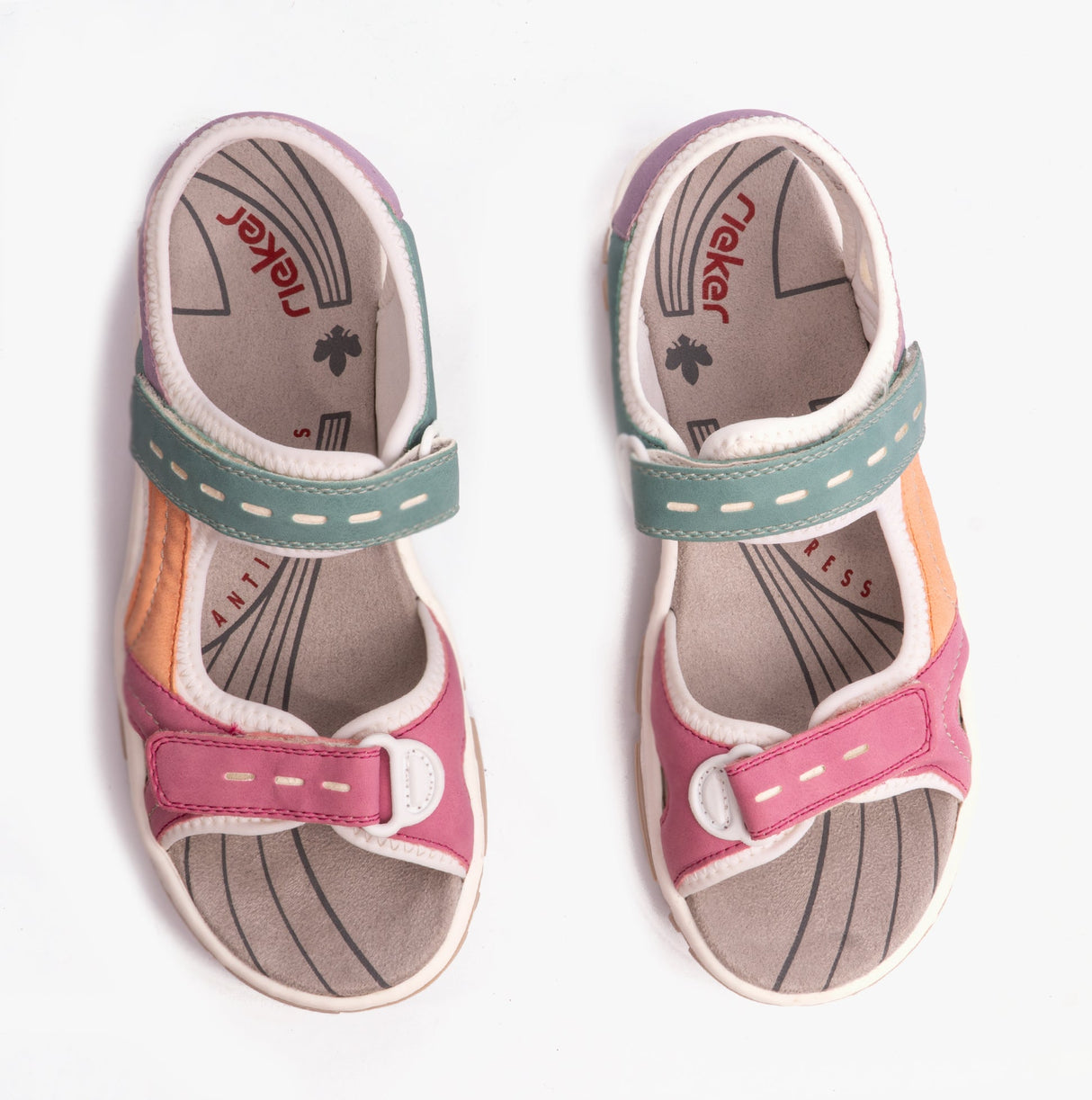 Rieker 68866-92 Womens Sandals Multi