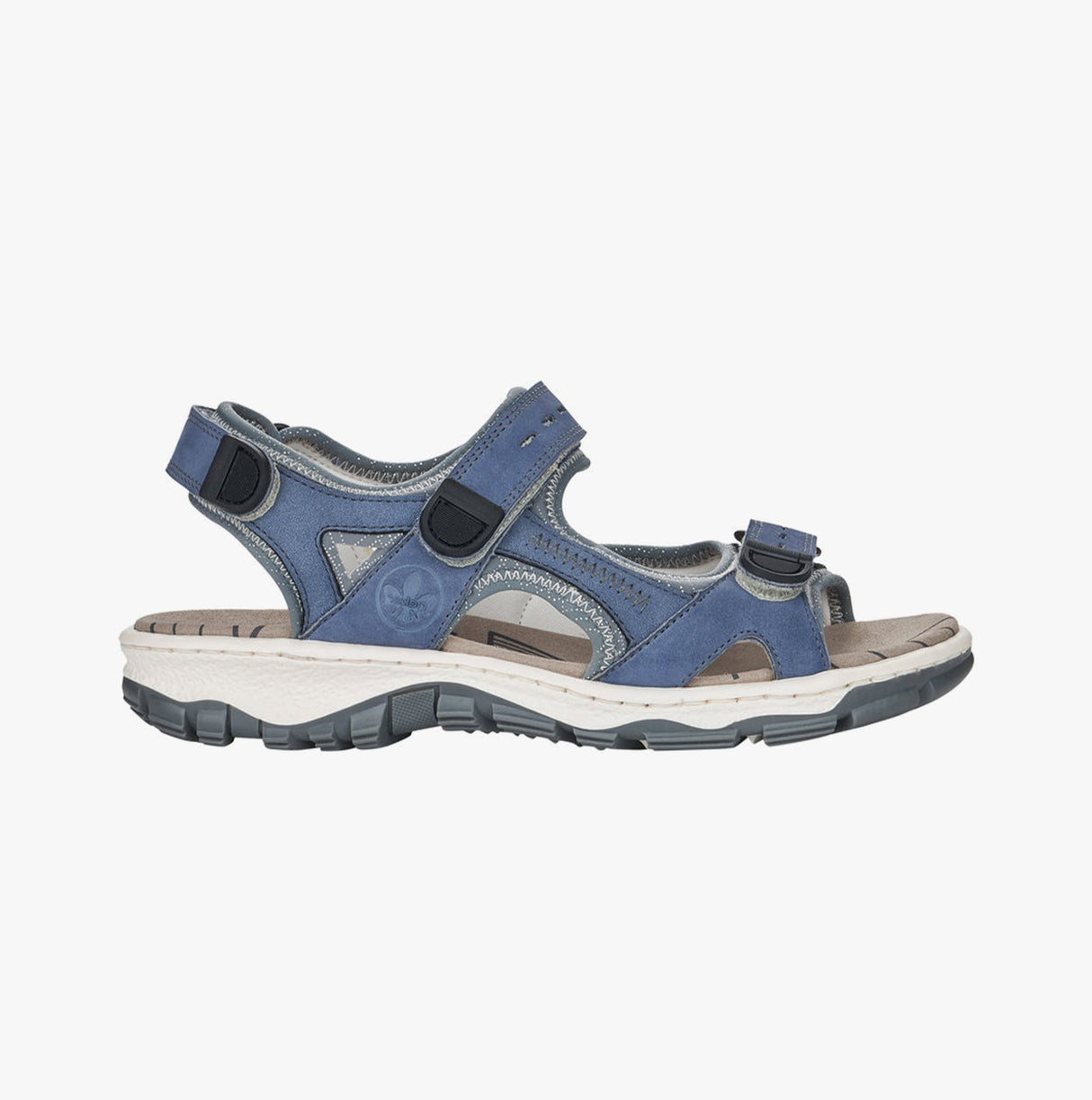 Rieker 68874-14 Womens Sandals Blue