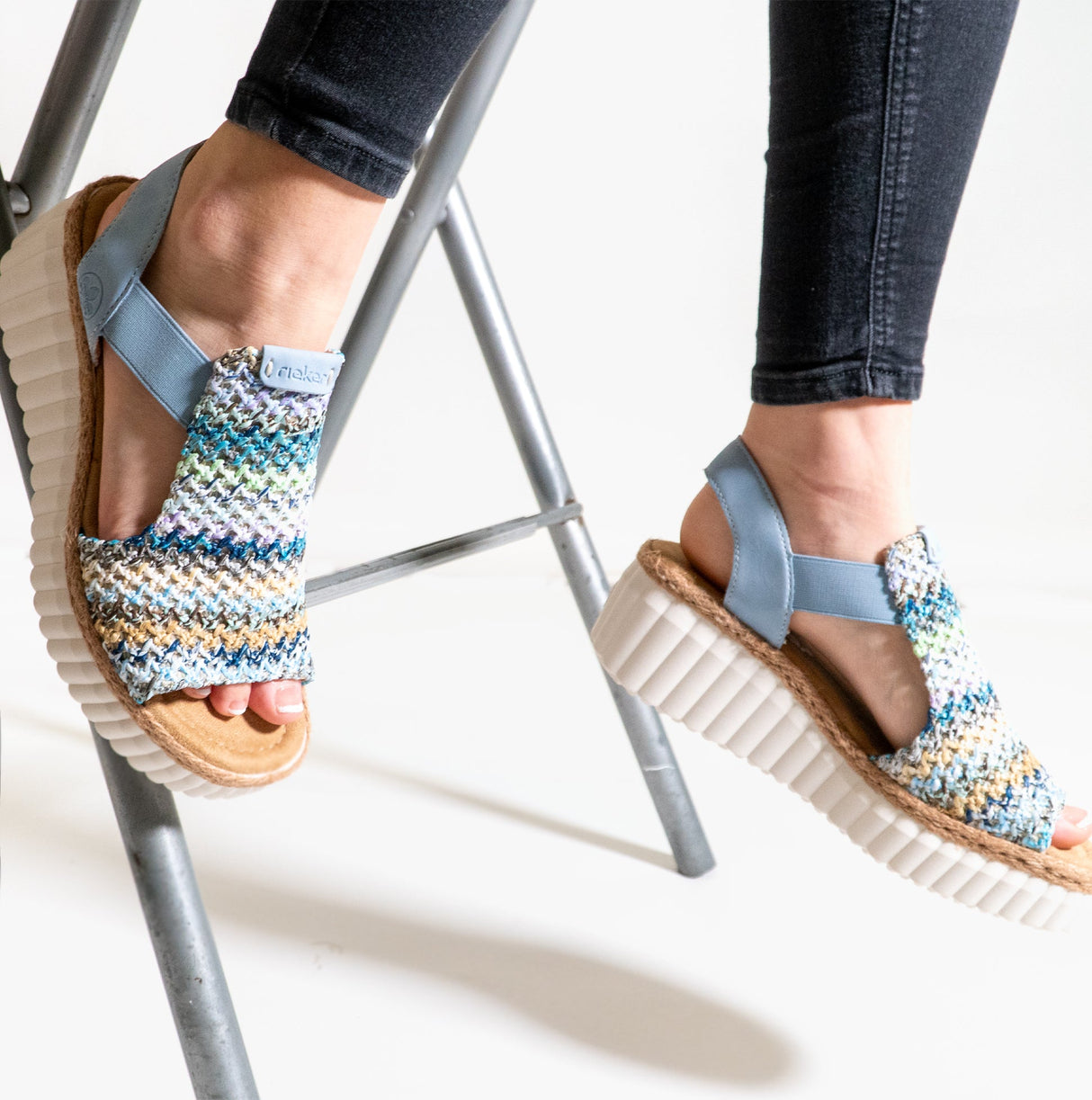 Rieker 69172-91 Womens Sandals Multi