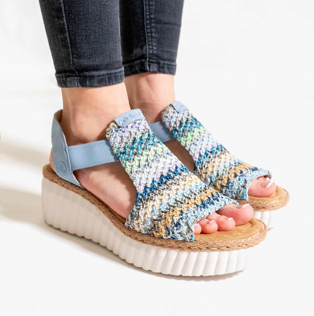 Rieker 69172-91 Womens Sandals Multi