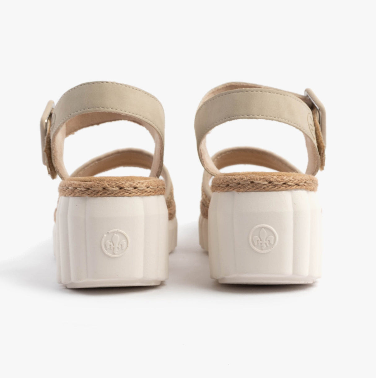 Rieker 69176-62 Womens Sandals Beige
