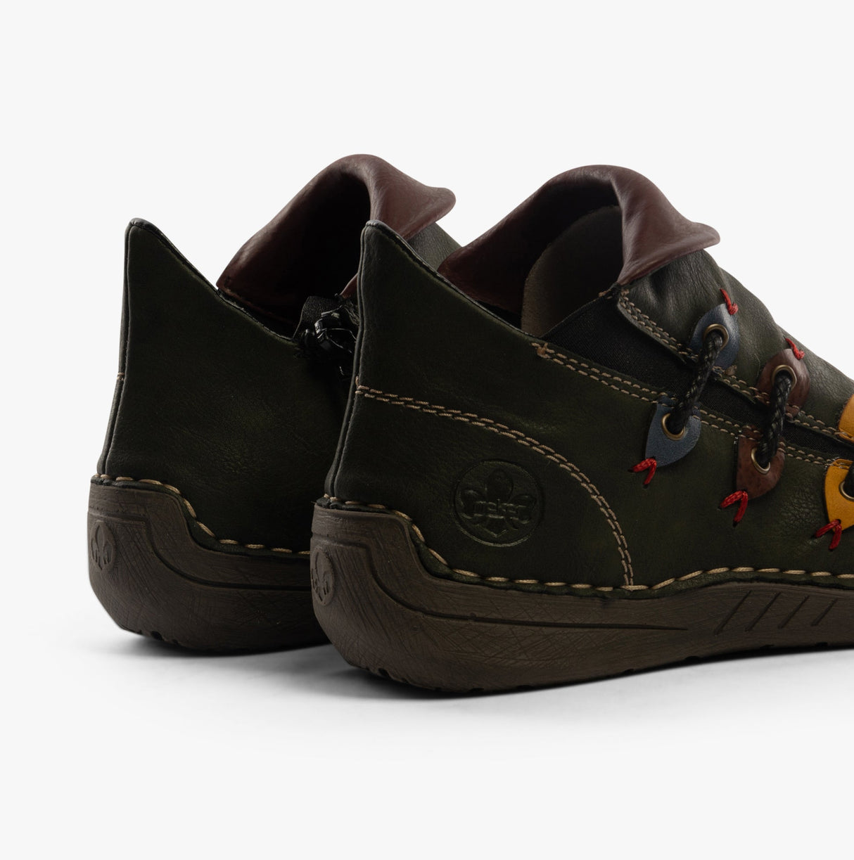 Rieker 72581-54 Womens Ankle Boots Olive