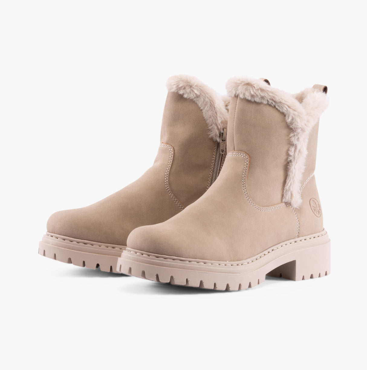 Rieker 72682-60 Womens Boots Beige