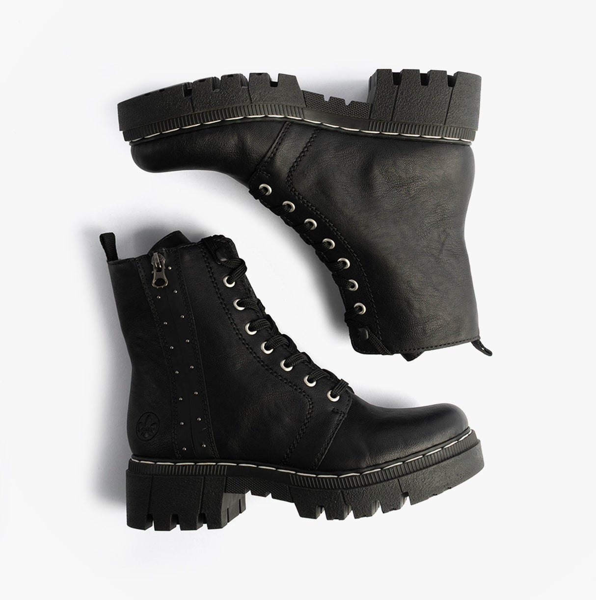 Rieker 74044-00 Womens Boots Black