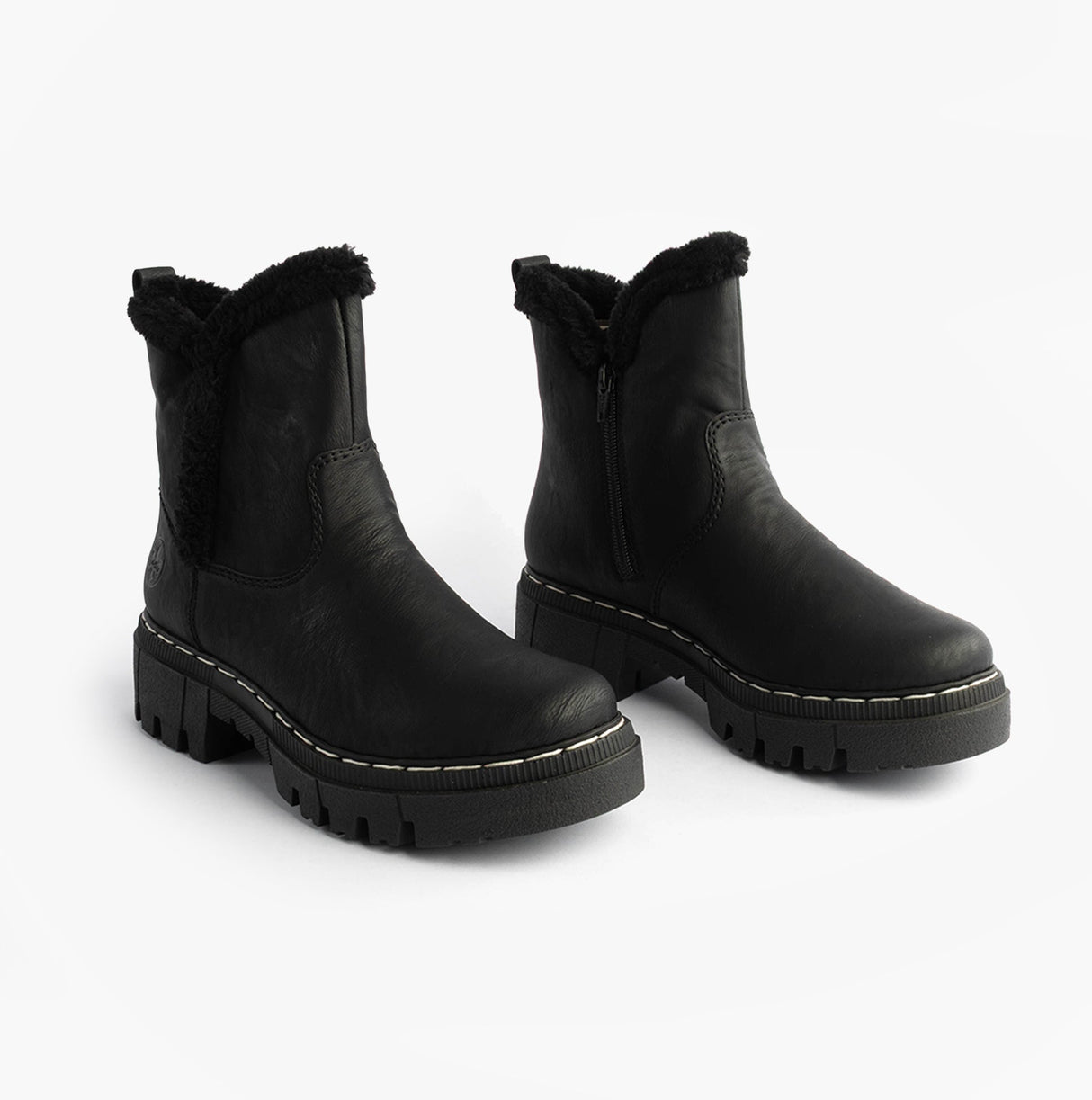 Rieker 74082-00 Womens Boots Black