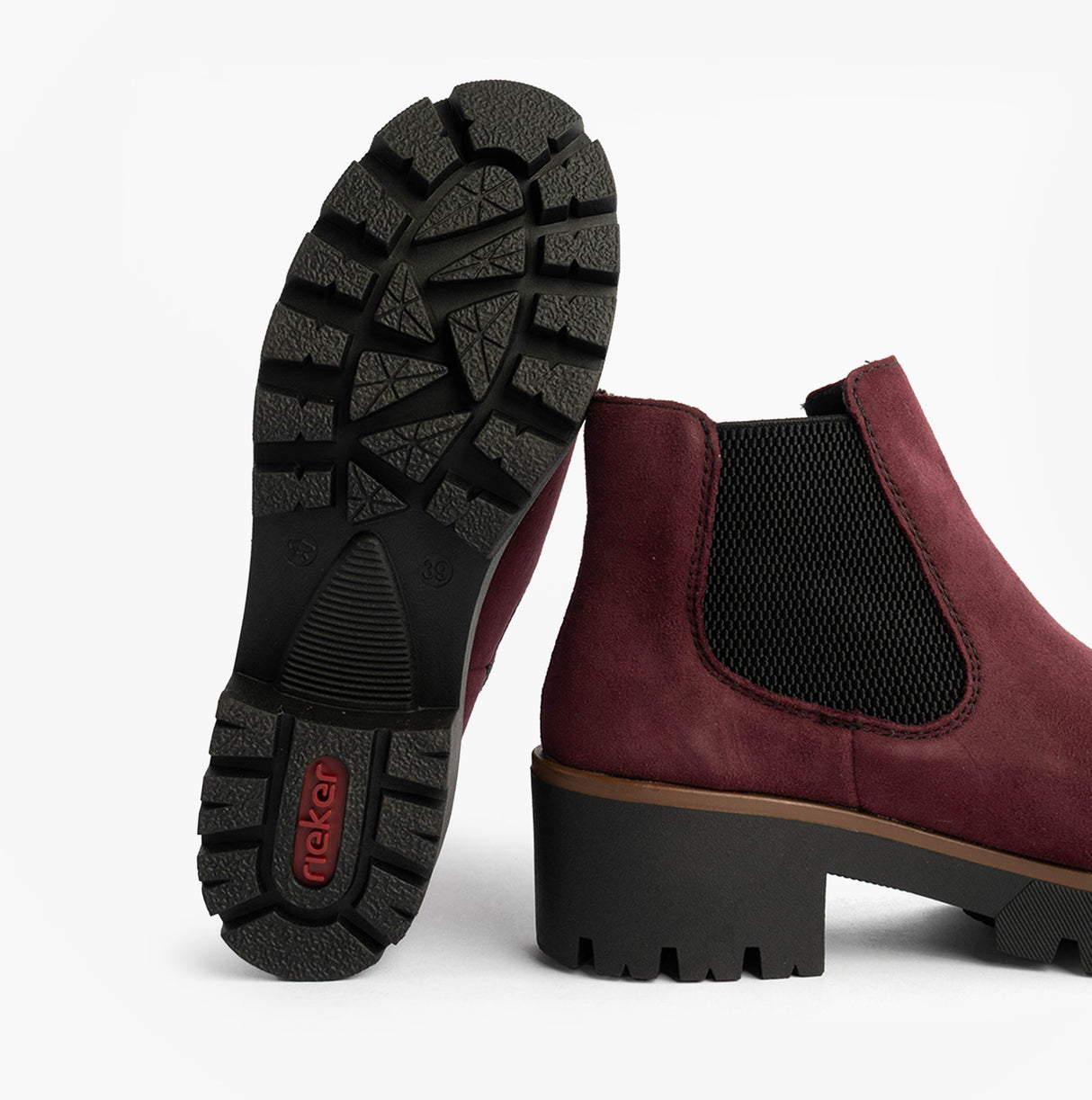 Rieker 79265-30 Womens Boots Red