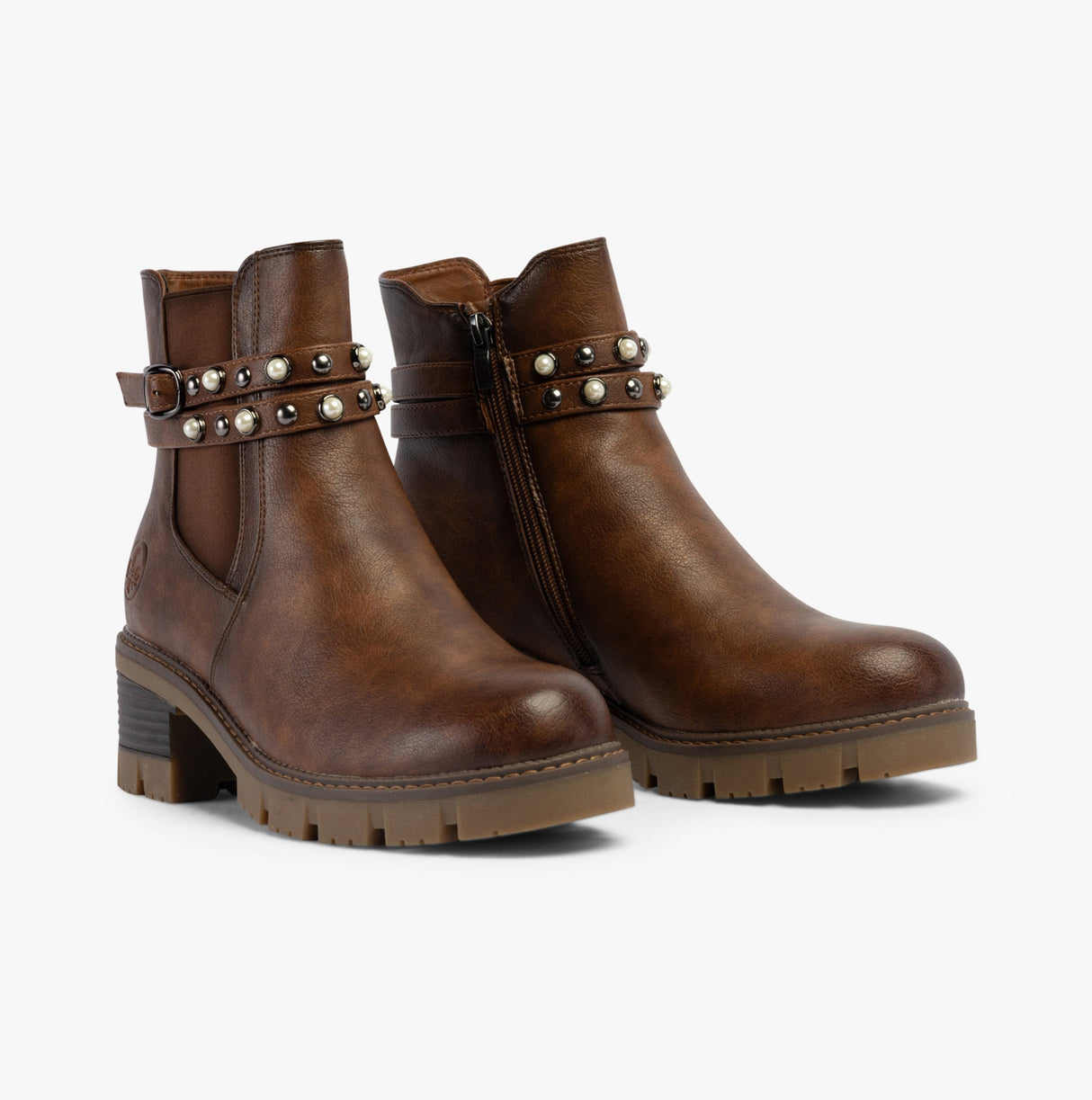 Rieker 92064-25 Womens Boots Brown