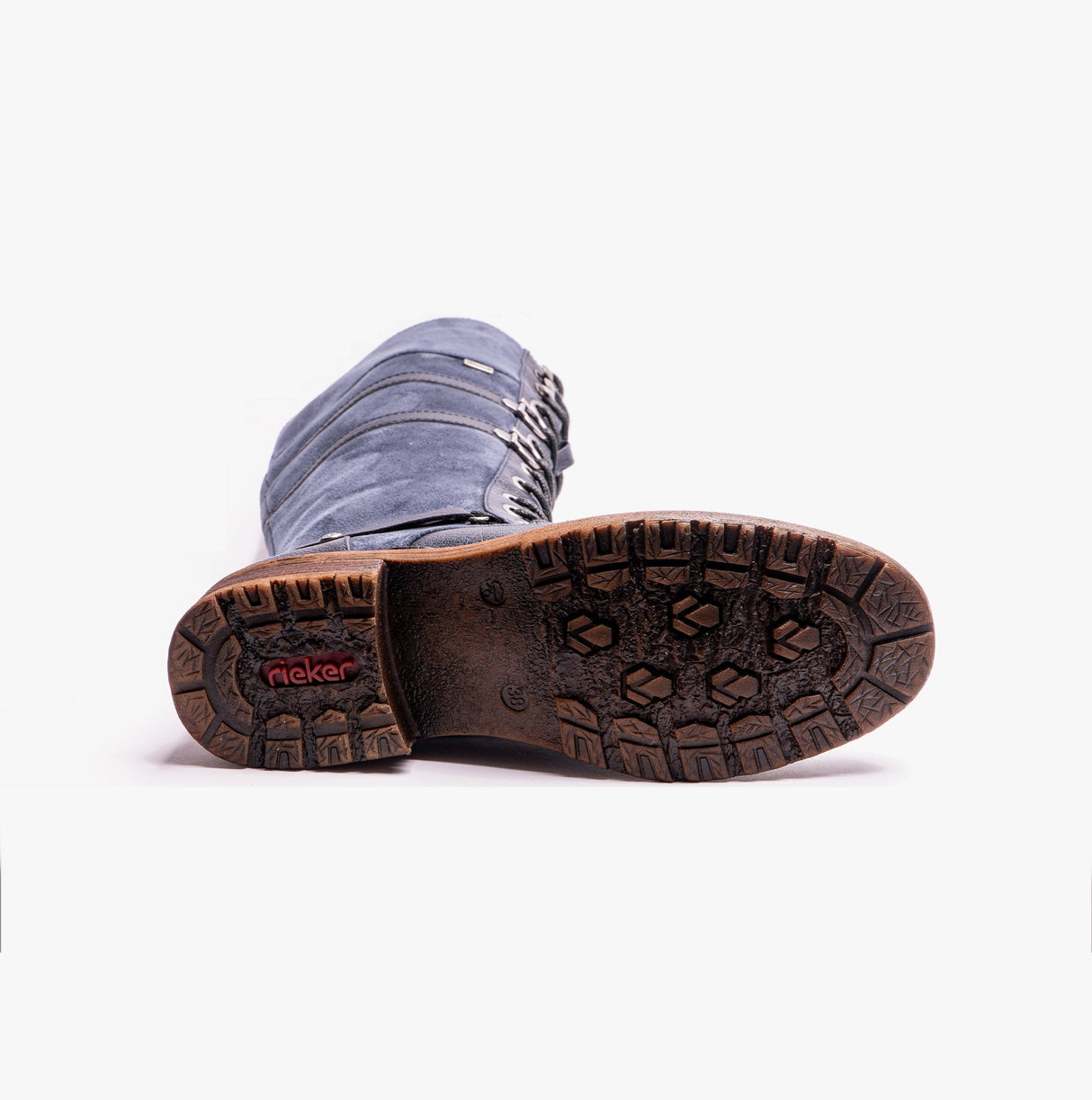 Rieker 94732-14 Womens Knee High Boots Blue