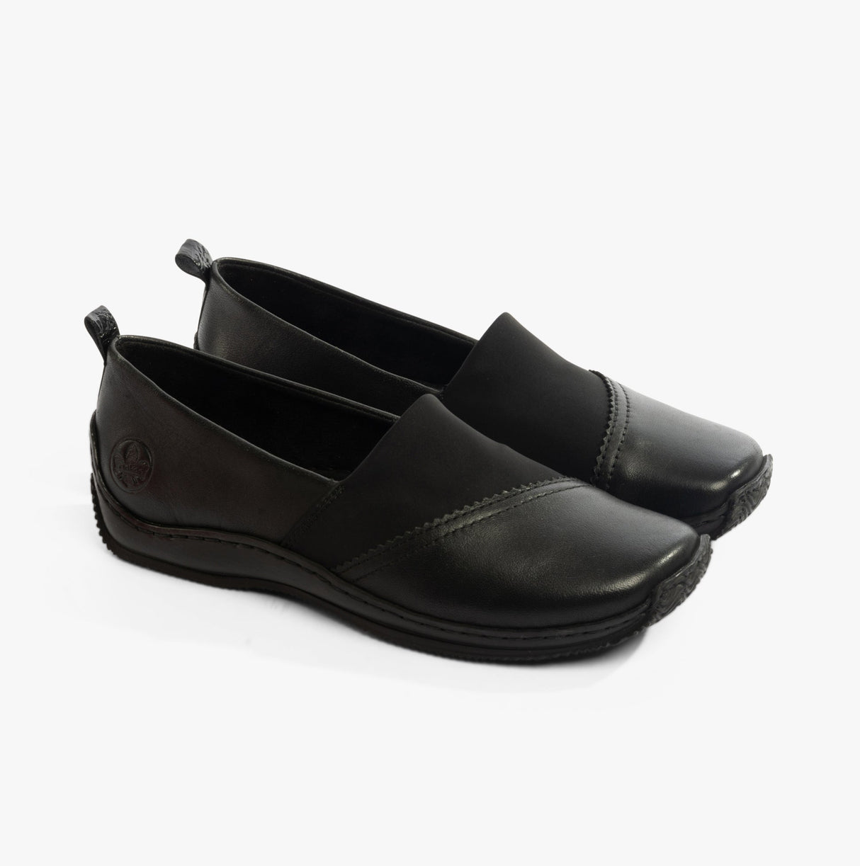Rieker L1790-00 Womens Shoes Black