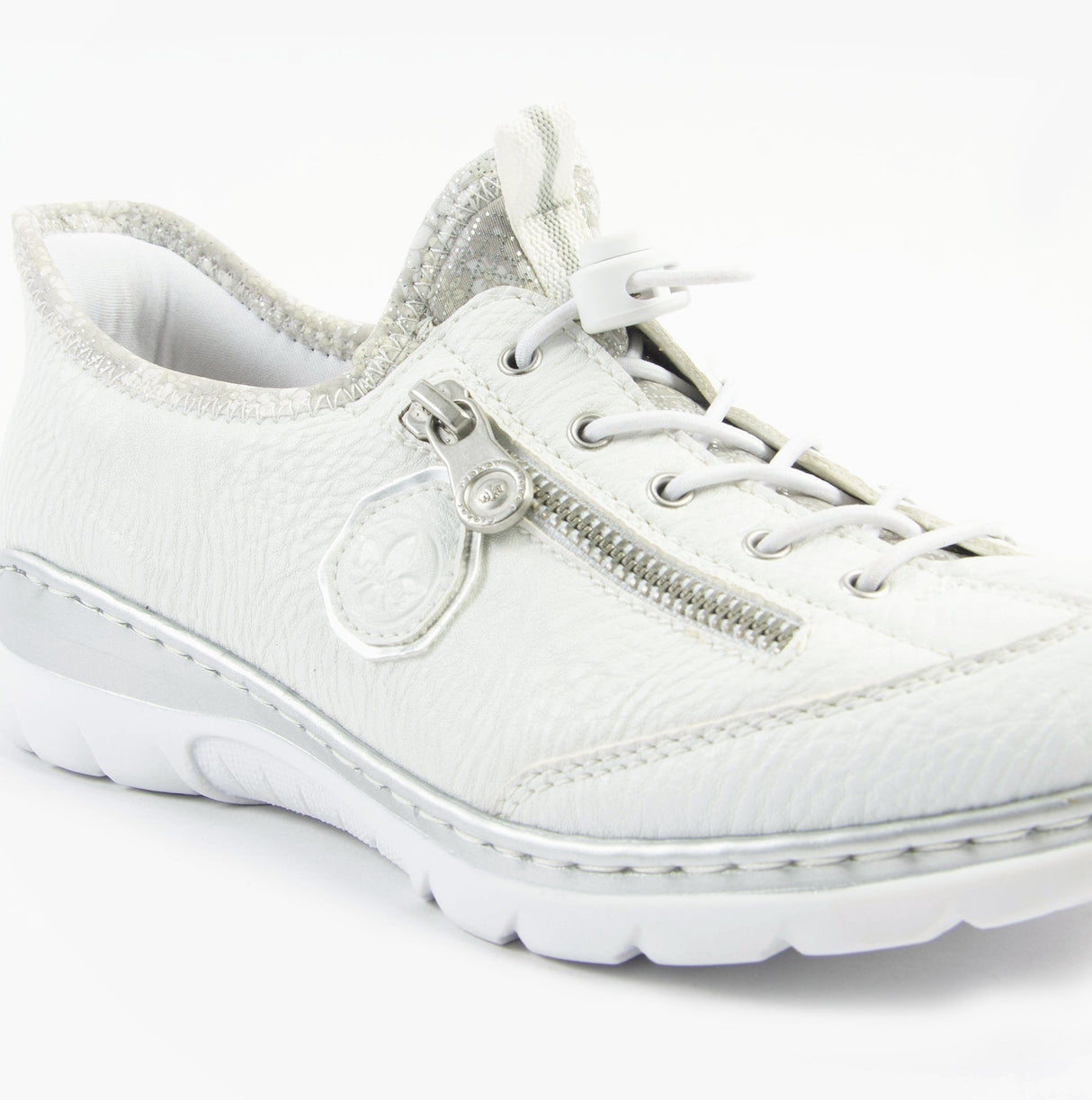 Rieker Womens Shoes White Combination