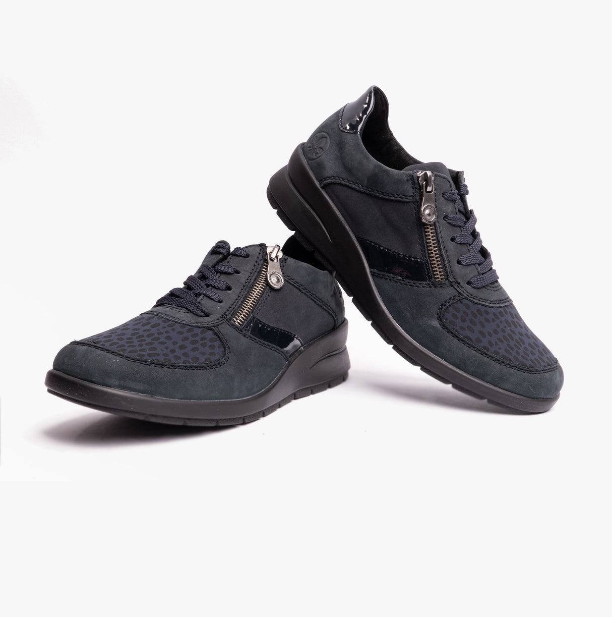 Rieker L4821-14 Womens Shoes Blue