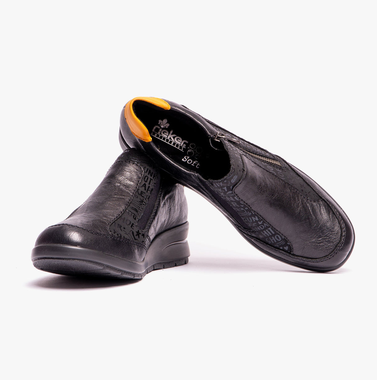 Rieker L4850-00 Womens Shoes Black