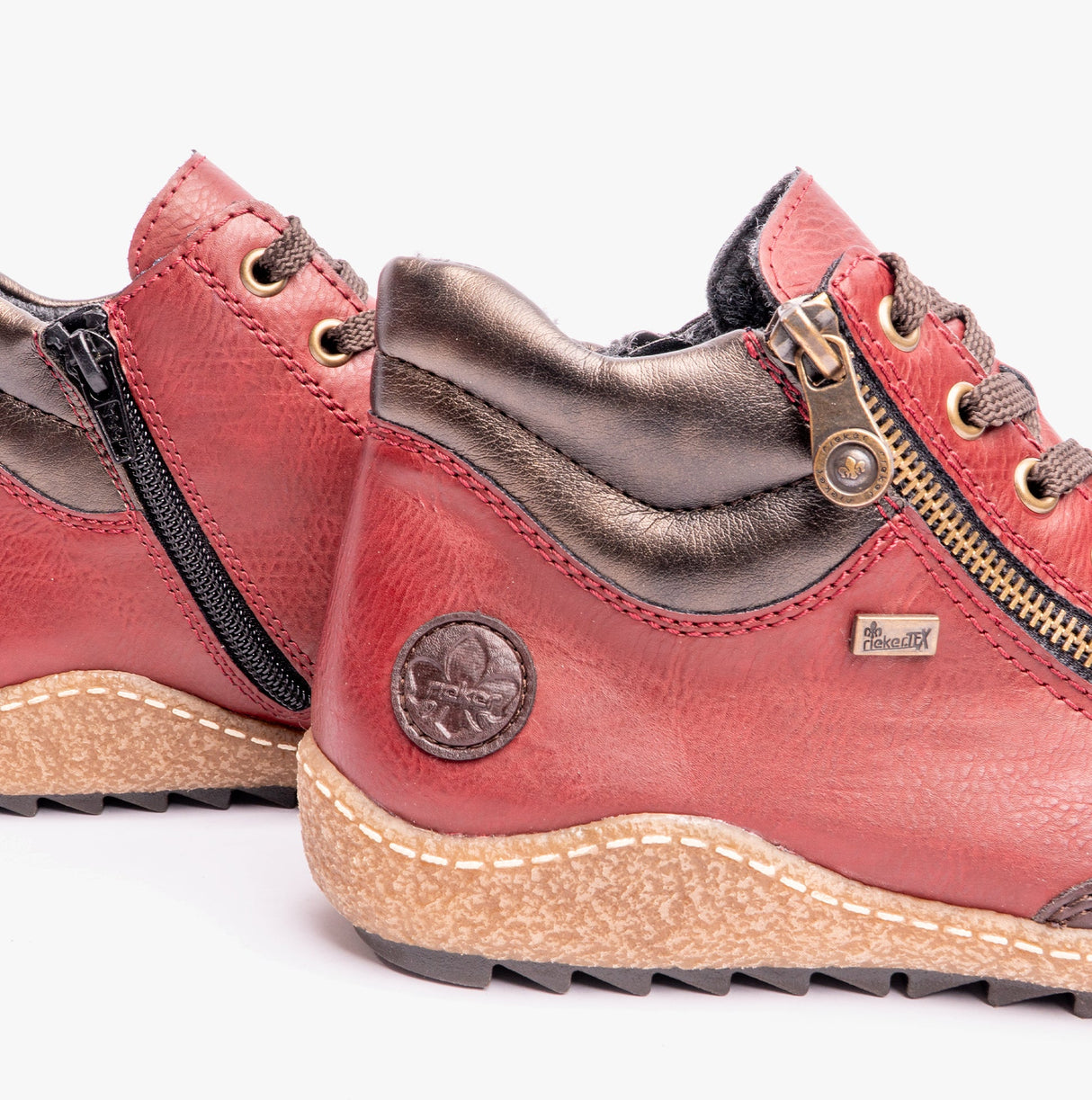 Rieker L7500-35 Womens Boots Red