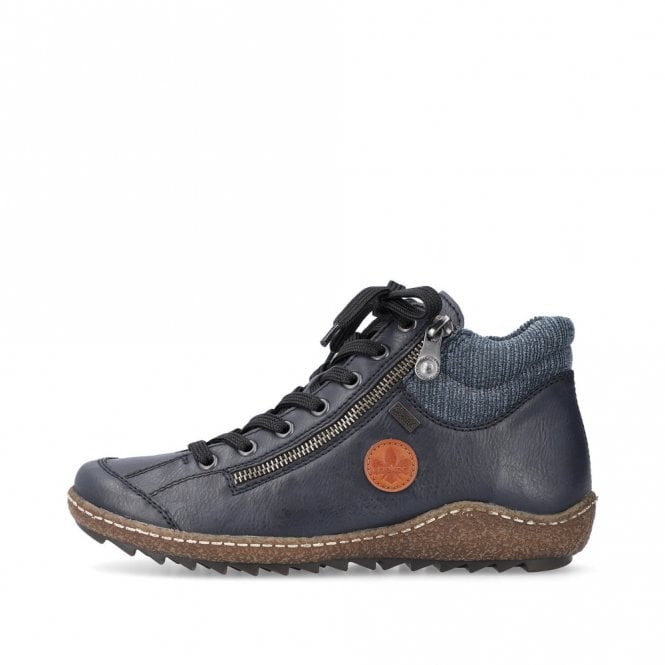 Rieker L7514-14 Womens Ankle Boots Blue