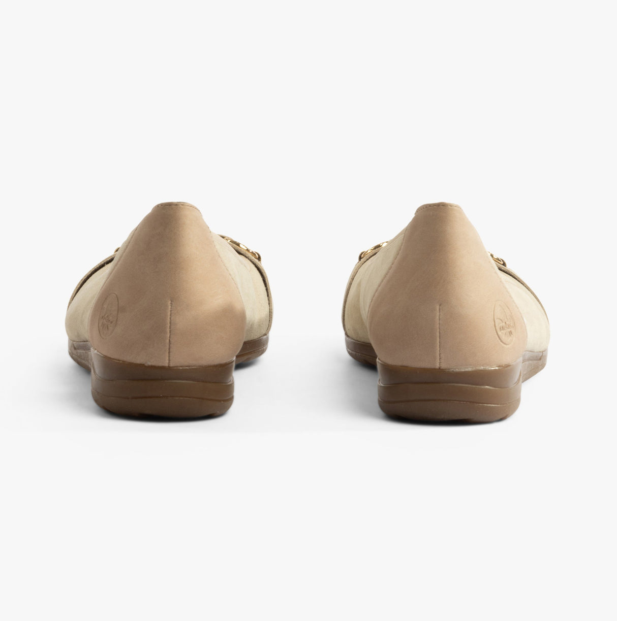 Rieker L9360-60 Womens Shoes Beige