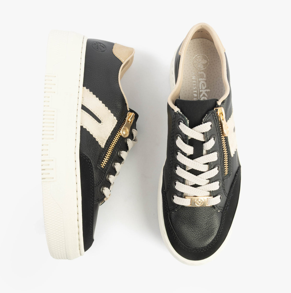 Rieker M1912-00 Womens Trainers Black