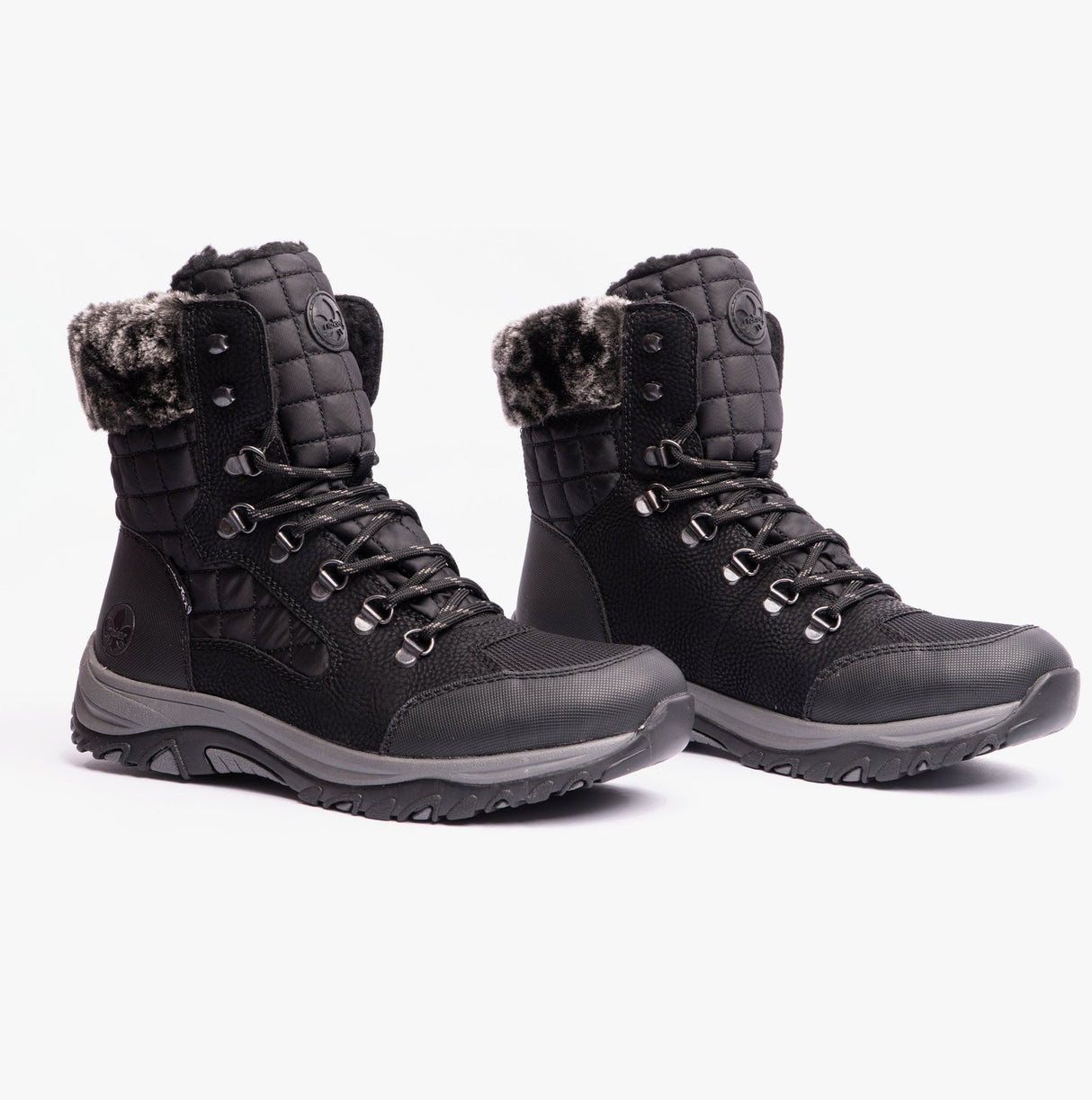 Rieker M9644-00 Womens Boots Black