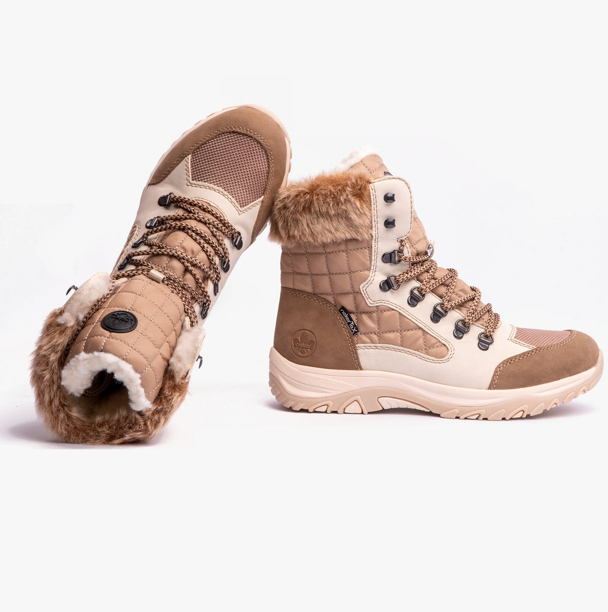 Rieker M9644-60 Womens Boots Beige